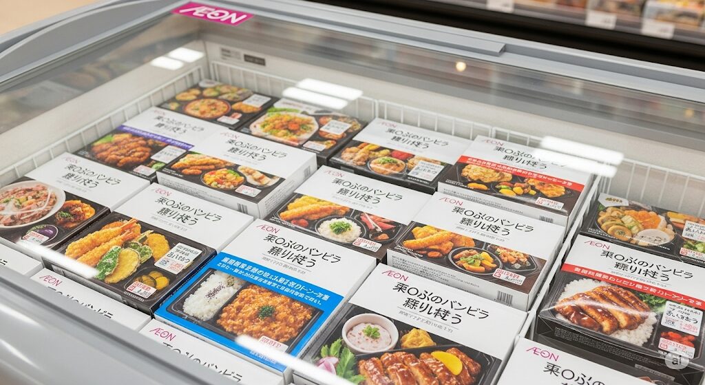 イオンやマックスバリュで冷凍弁当はどこに売ってる?