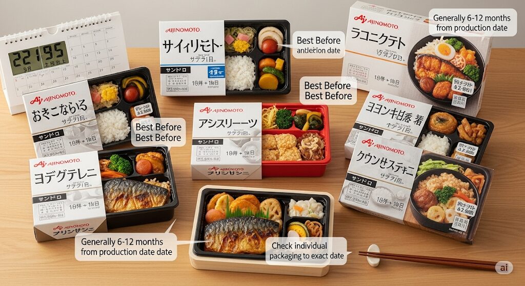 味の素の冷凍弁当の賞味期限はどのくらい?