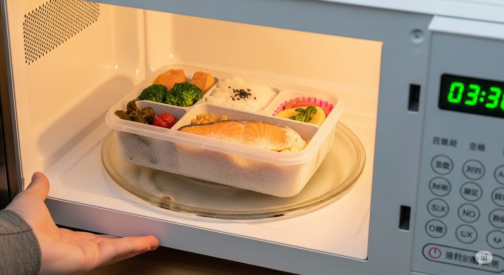 冷凍弁当をレンジで何分?温めるコツと適切な時間を解説!