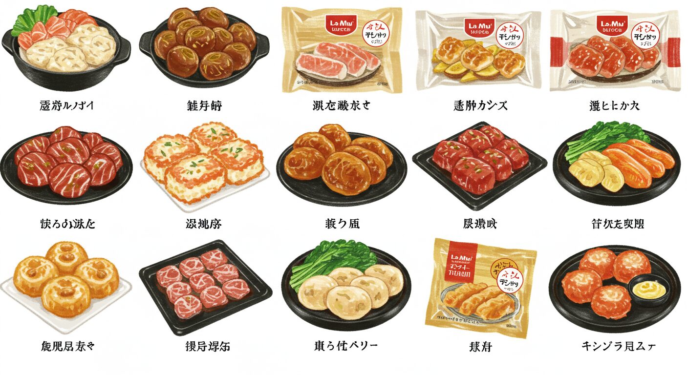 ラ・ムー冷凍食品一覧:どんな商品が揃っている?
