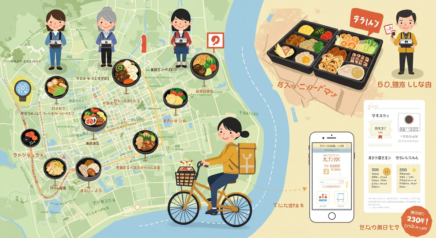 福岡市で低価格帯(500円~1,000円)の弁当配達サービスを徹底解説