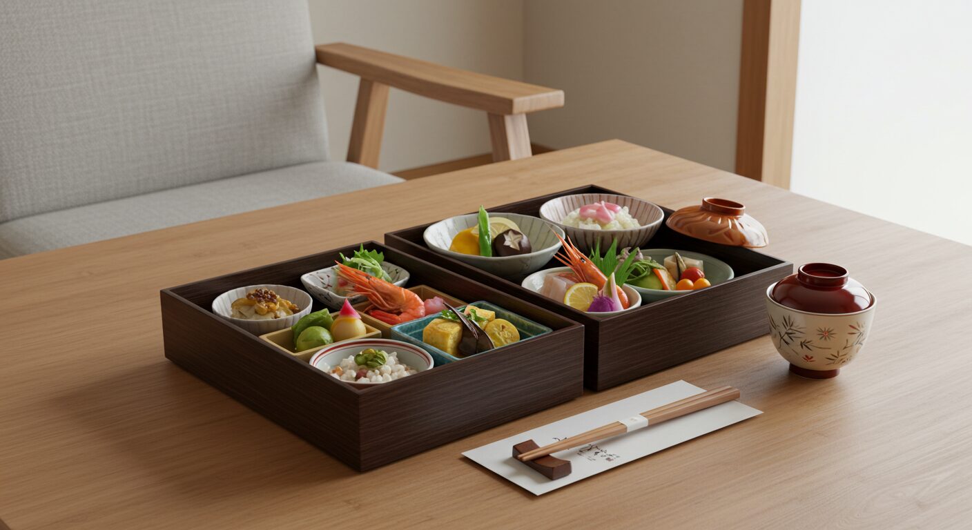 宅配で楽しむ懐石弁当:人気の店舗とサービス