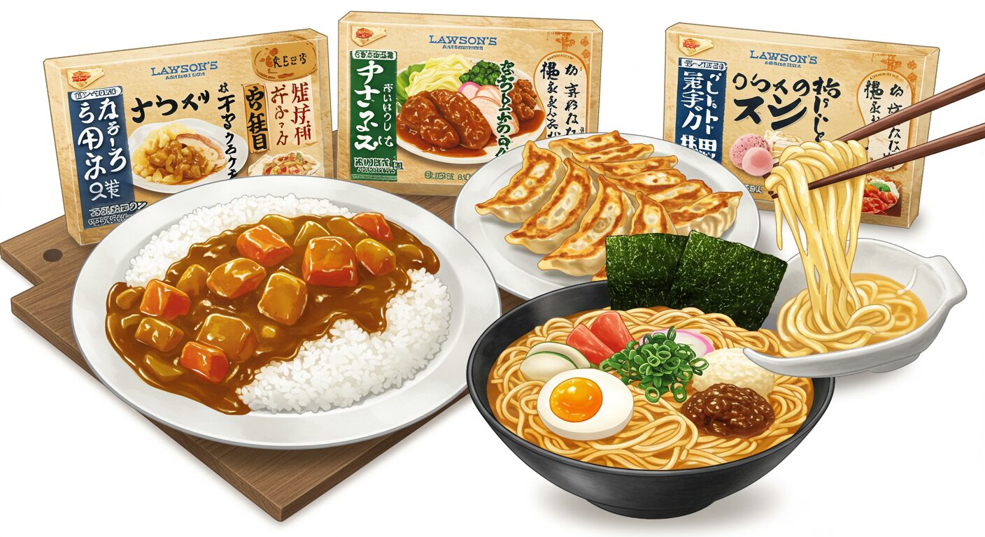 ローソン冷凍食品ランキング2025:スイーツとホルモンに注目