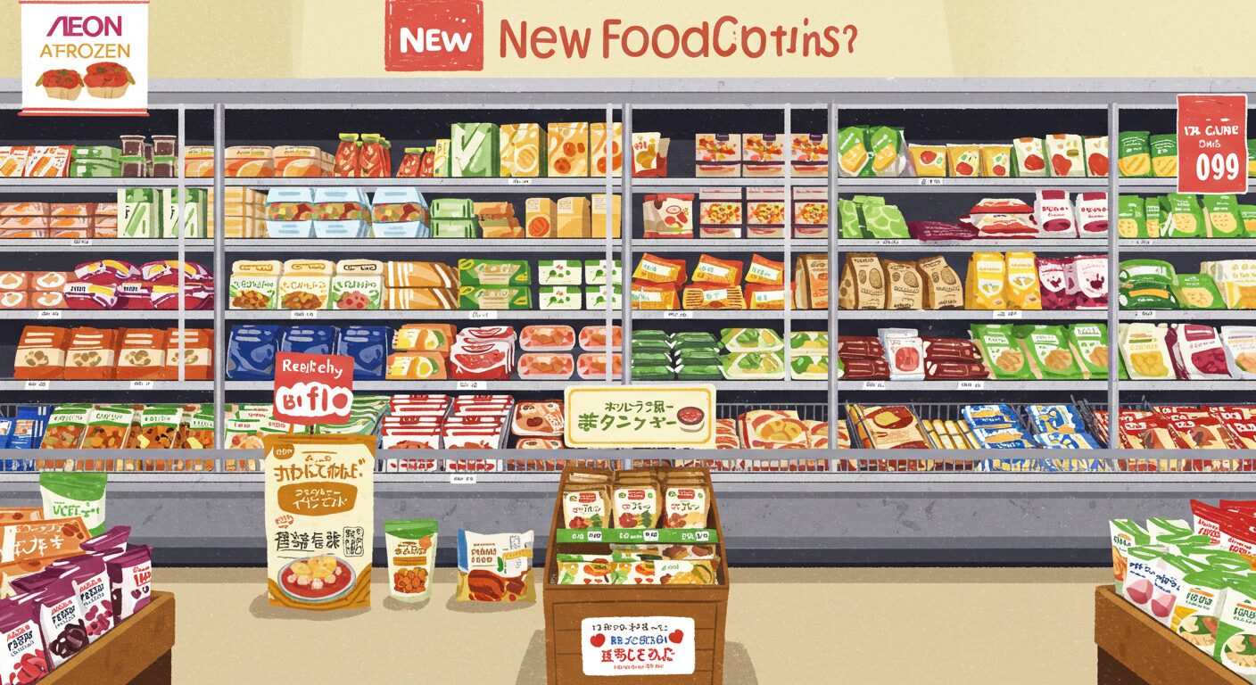 冷凍食品とフローズン店舗!イオンのアットフローズンが提供する新たな食の選択肢