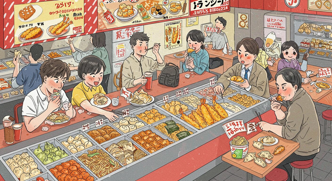 渋谷で楽しむ冷凍食品食べ放題:トレンドの中心地での新感覚ラウンジ