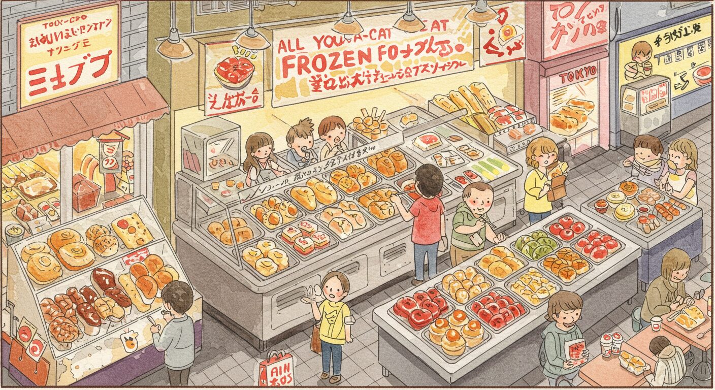 東京の冷凍食品食べ放題:ユニークな食体験の魅力