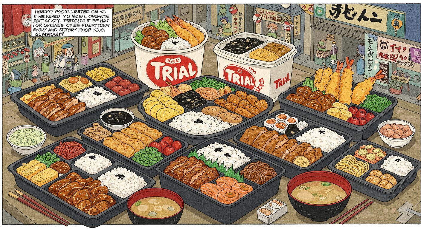 愛知エリアで楽しむトライアルのボリューム満点弁当