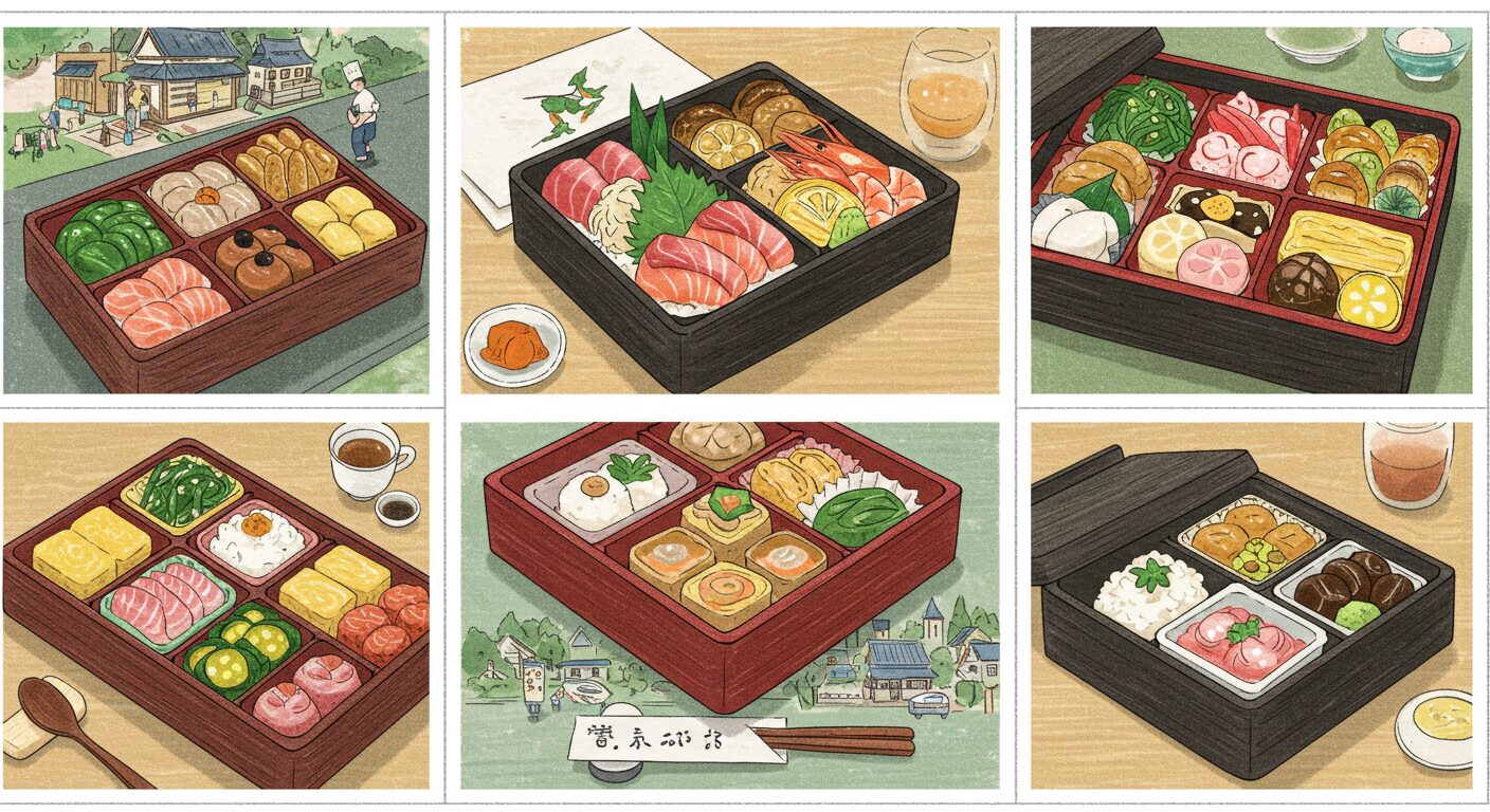 おしゃれなお弁当で彩るシーン