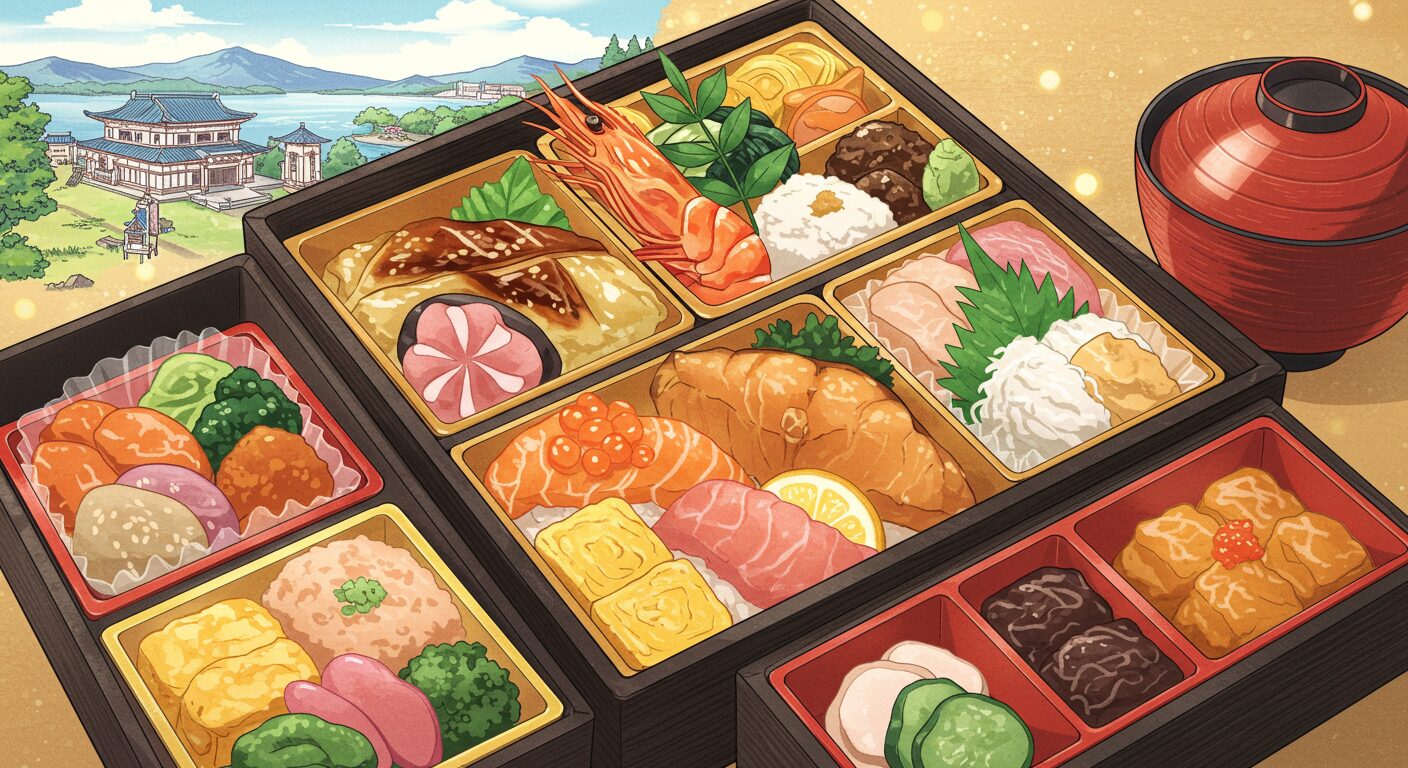 松花堂弁当で楽しむ洗練された食事