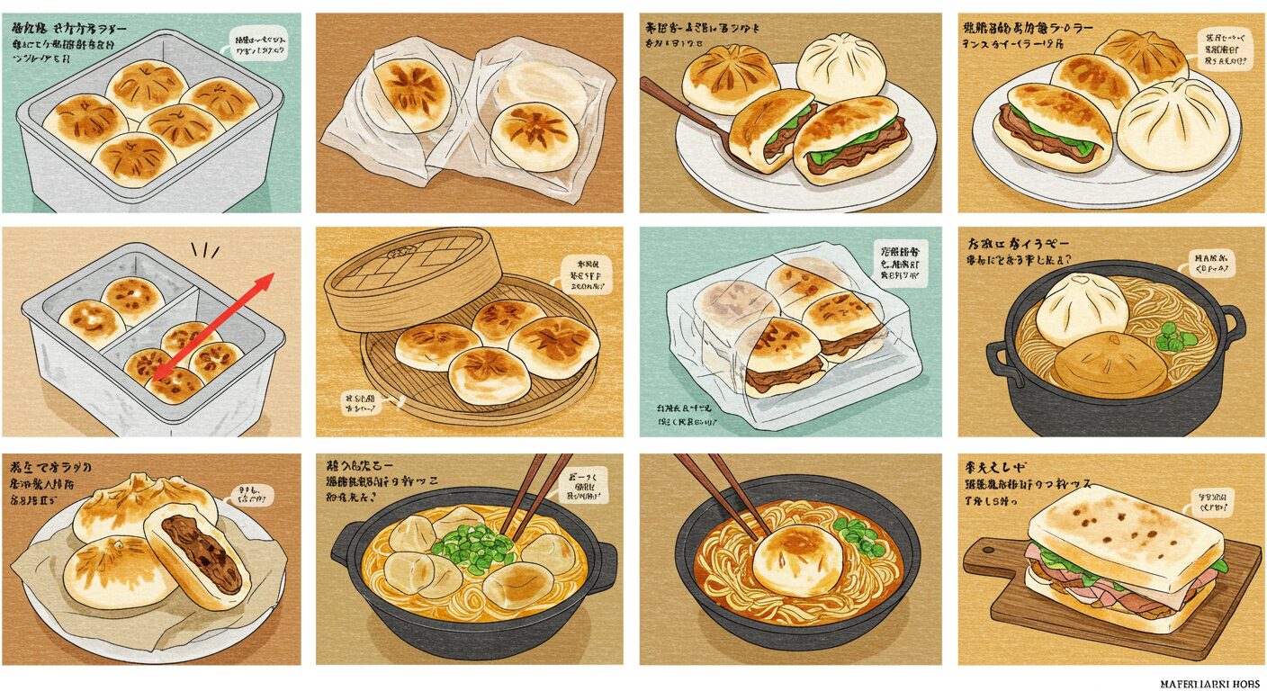 冷凍豚まんの美味しい食べ方と調理のコツ