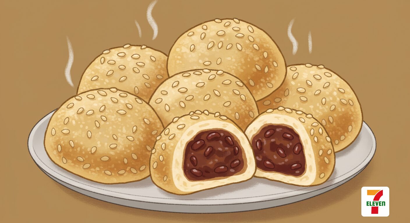 セブンイレブンの冷凍ごま団子の特徴と味わい