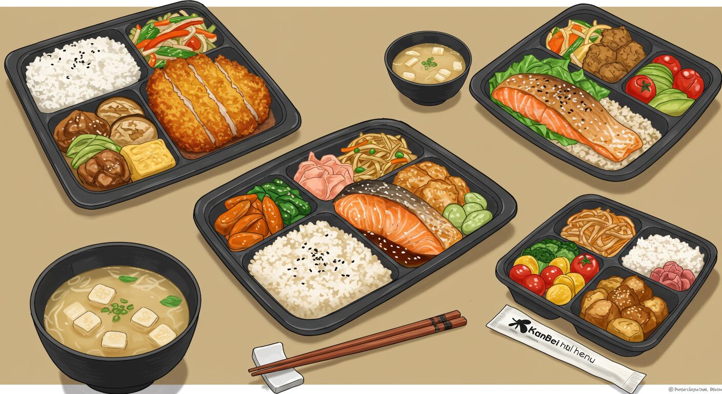金兵衛のお弁当メニュー:新鮮な魚とこだわりの味わい