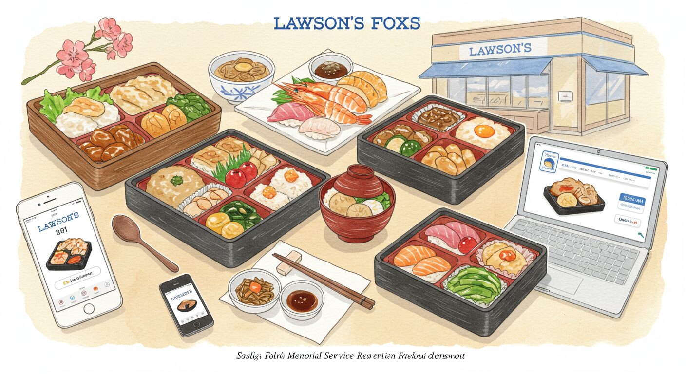 ローソンの法事向け弁当!シーンに合わせた最適なメニューと予約方法