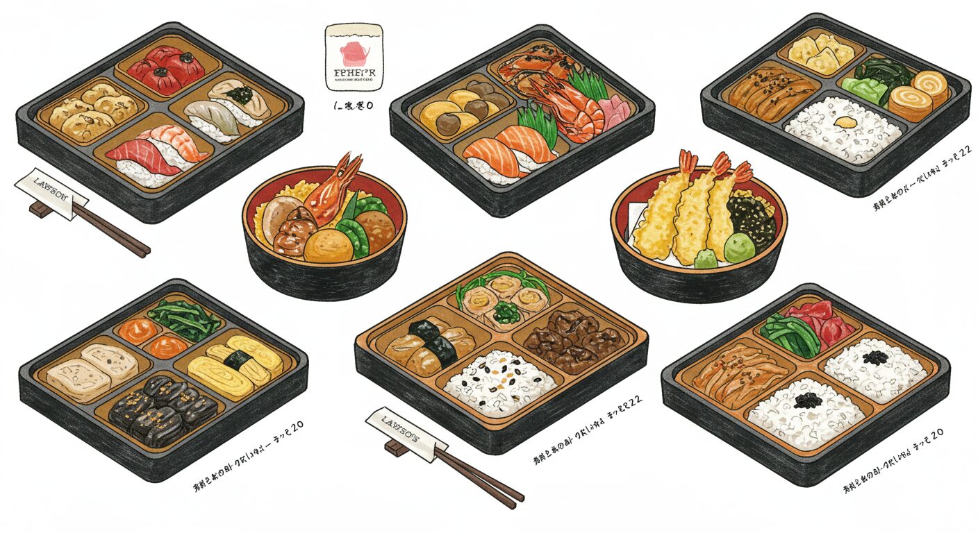 コンビニ予約弁当の比較:ローソンと他社の違い