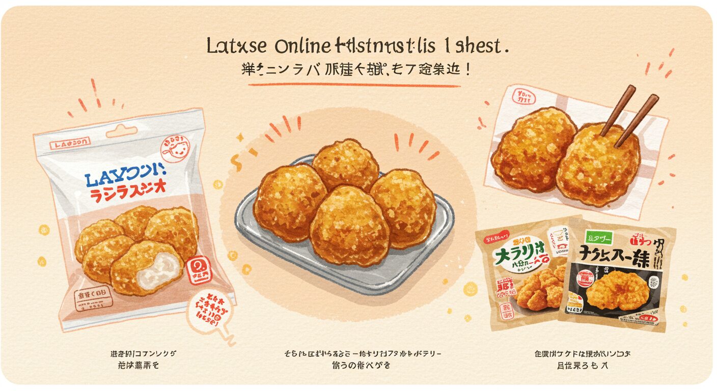 ローソンからあげくんの冷凍食品は通販や店頭で購入できるのか