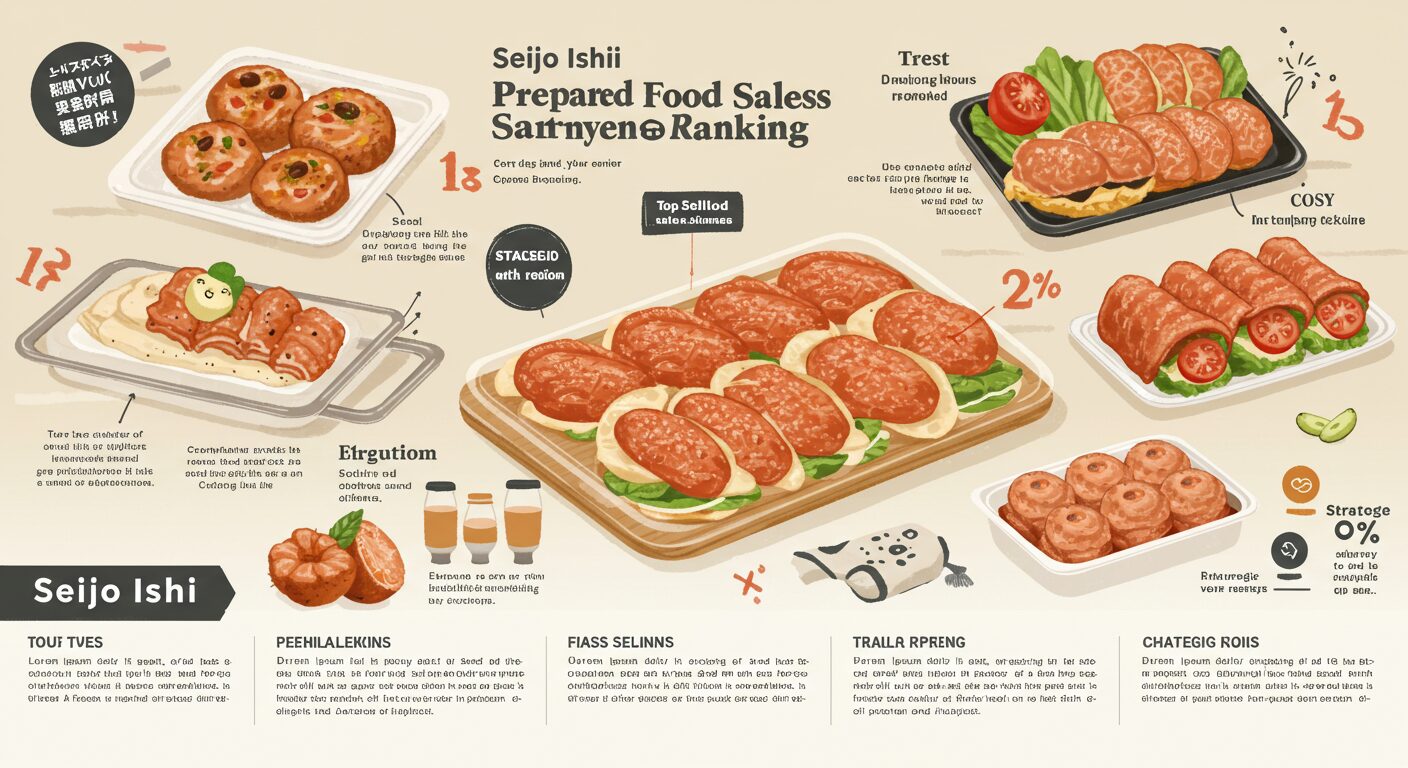 成城石井の惣菜売上ランキング:注目のトップ10商品