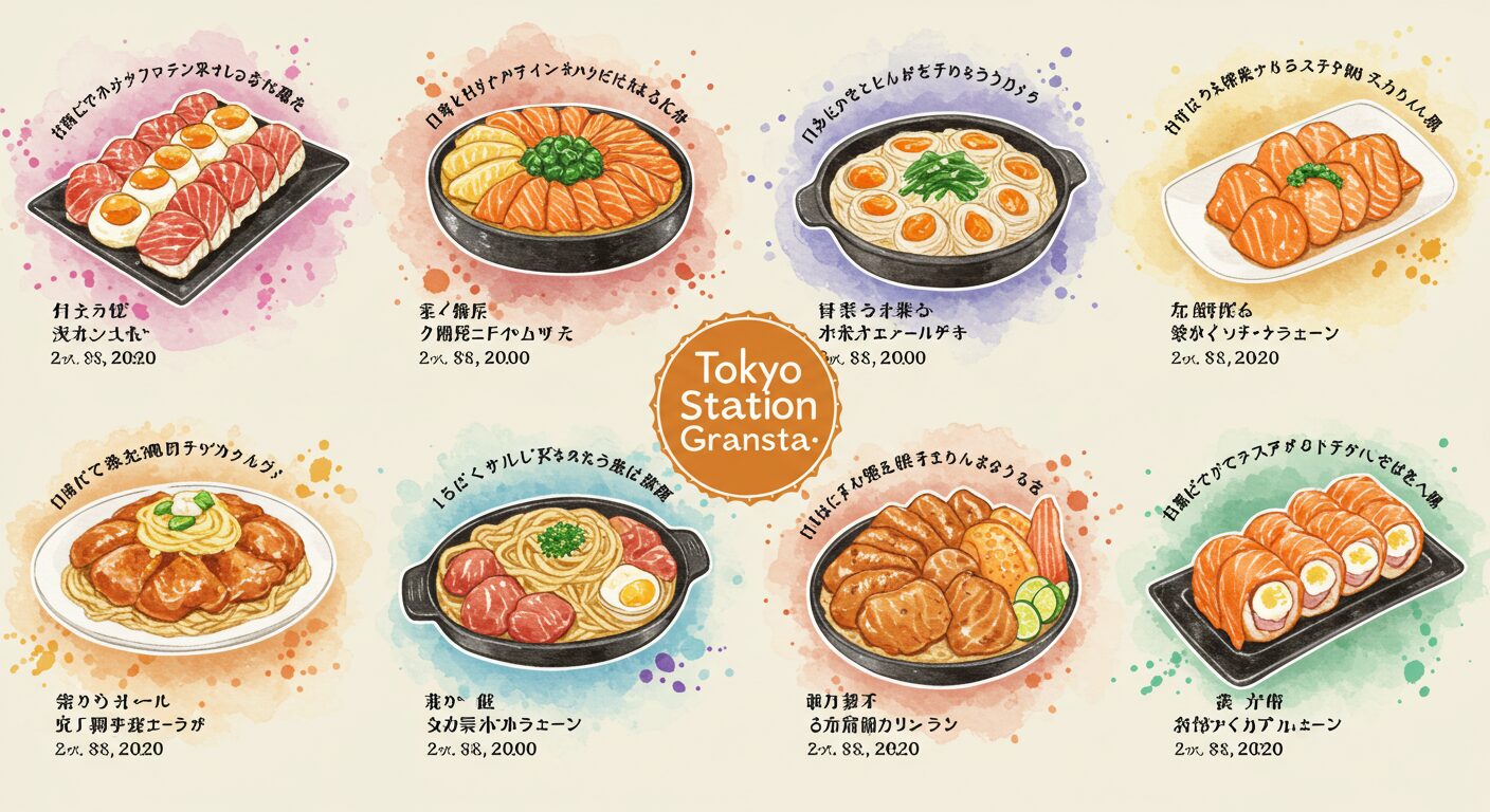 テイクアウトで人気の惣菜:手軽に楽しむグランスタの名品