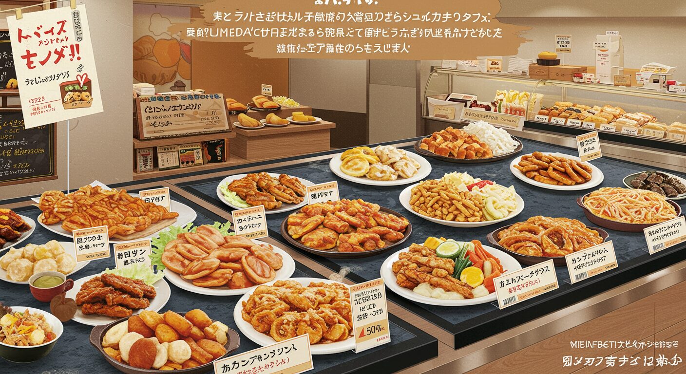 梅田のデパ地下で味わう絶品惣菜ランキング!人気のおすすめテイクアウト