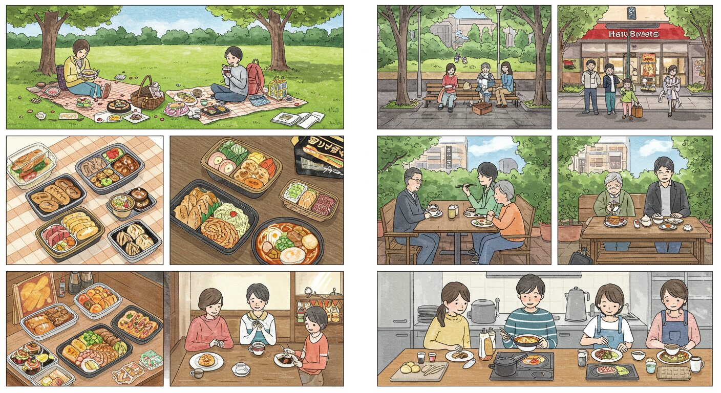 おすすめディナー:惣菜で作る本格的な夕食
