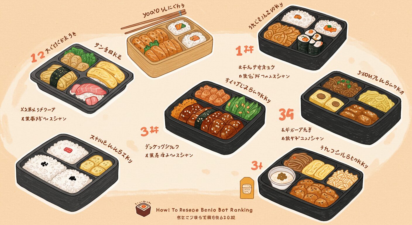 人気ランキング:2025年最新の売れ筋お弁当一覧