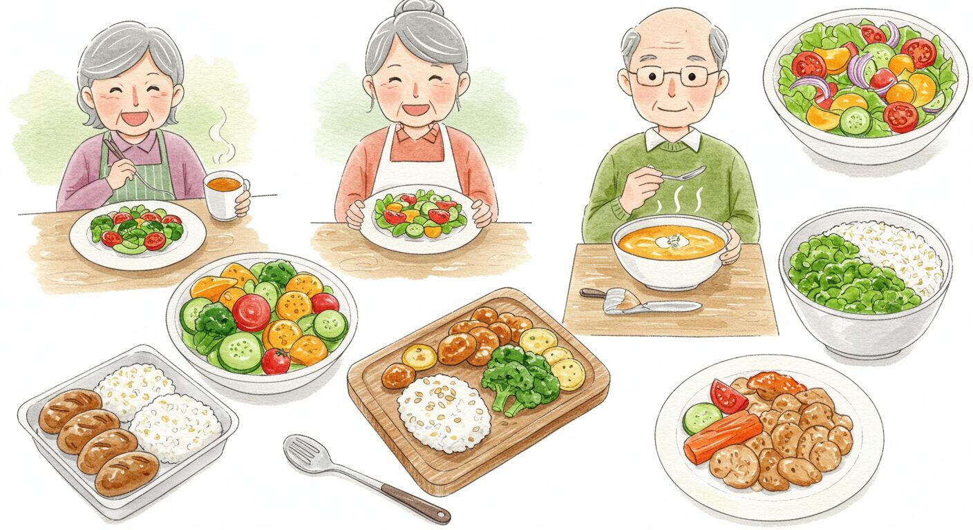 簡単で栄養満点!高齢者向けおかずレシピのポイント
