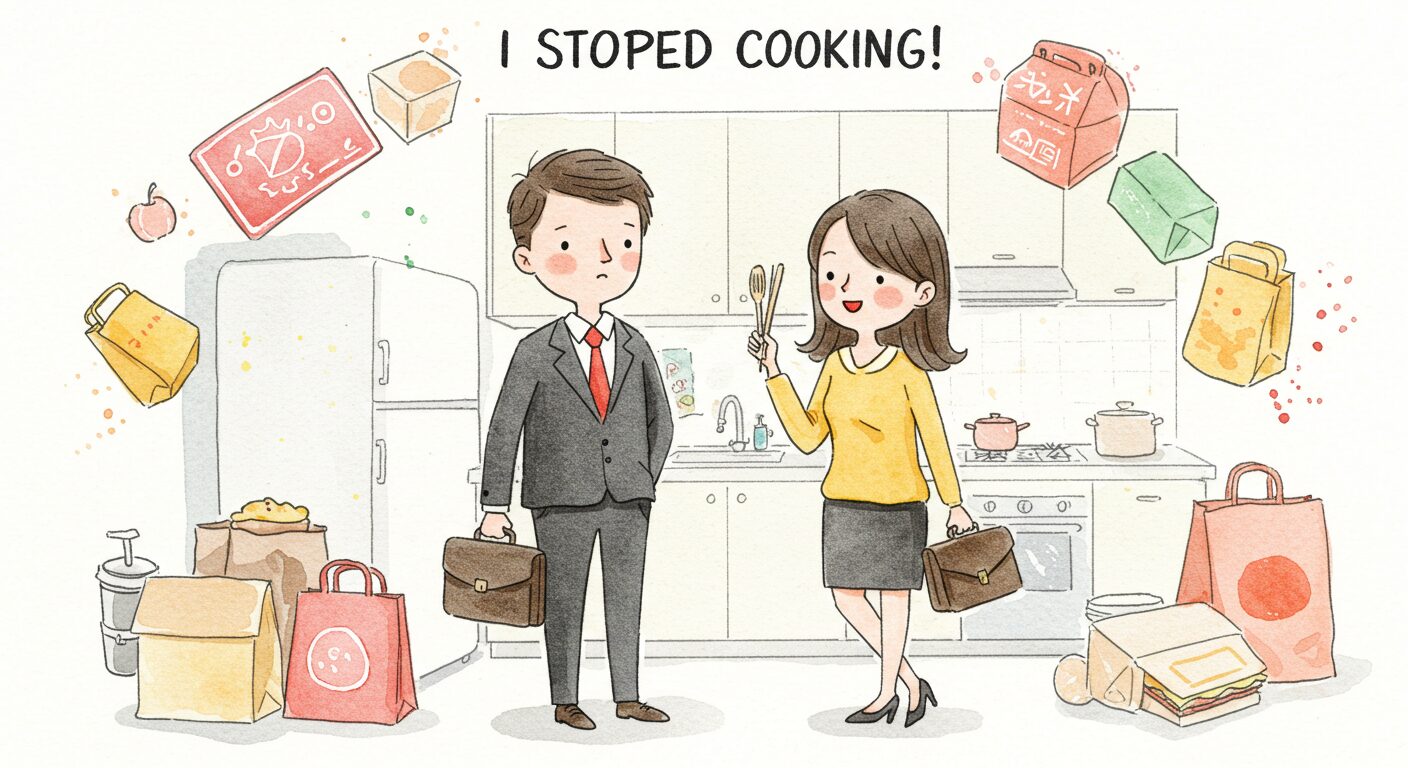 旦那のご飯をやめた後の夫婦の新しい食事スタイル