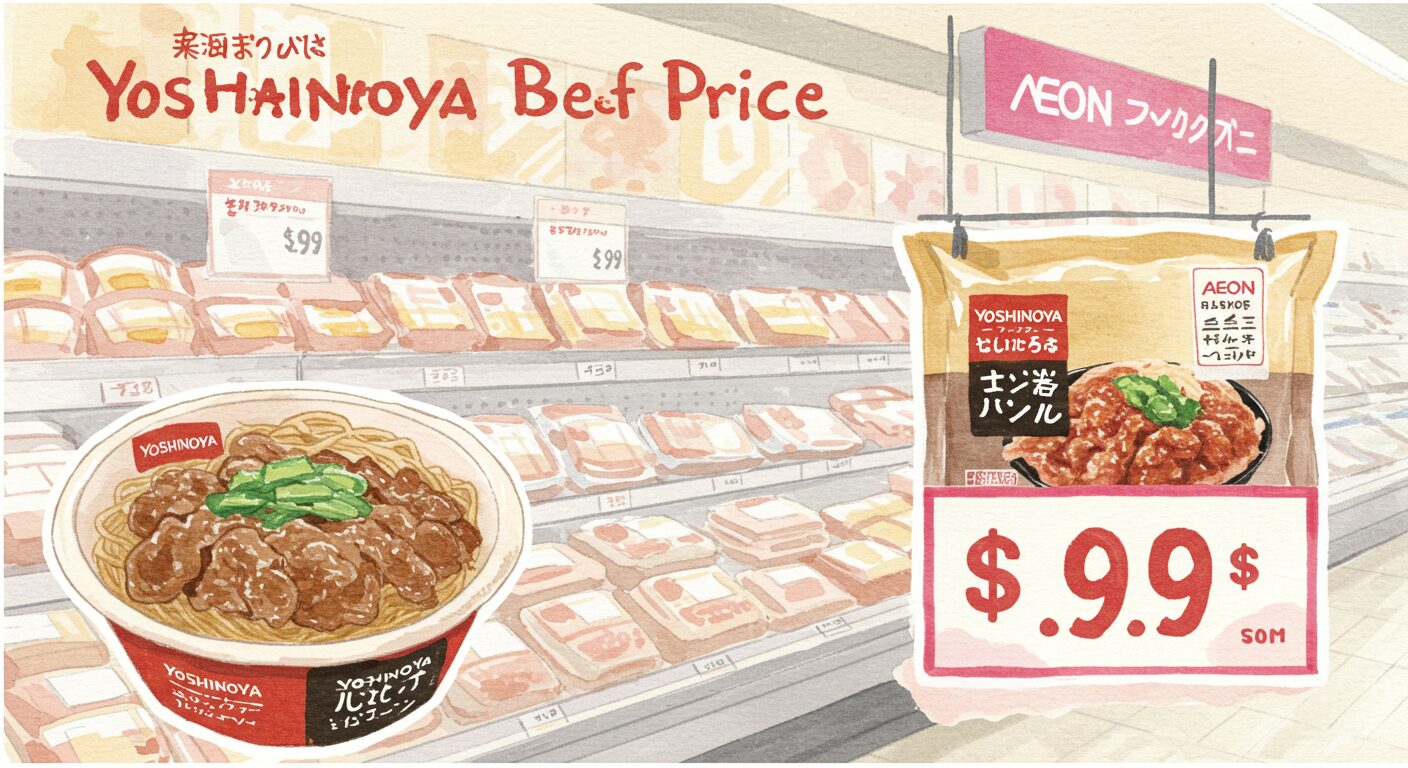 吉野家の冷凍はいくら?イオンの値段ガイドのまとめ