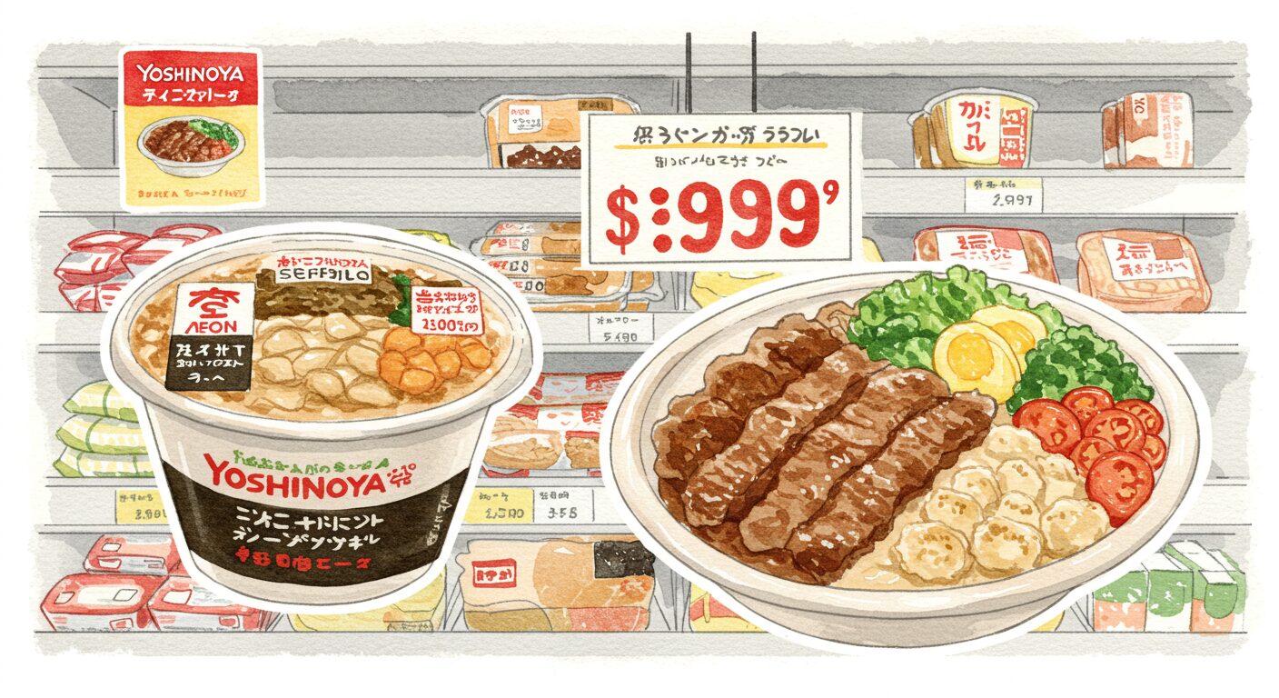 値段をチェック!イオンで手に入る吉野家冷凍の相場